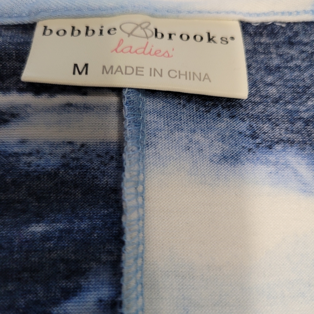 Women's Bobbie Brooks Blue Tie Dye Dress NWT Sz M - Picture 4 of 4